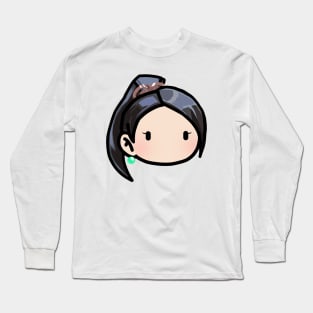 VALORANT SAGE Chibi Head Long Sleeve T-Shirt